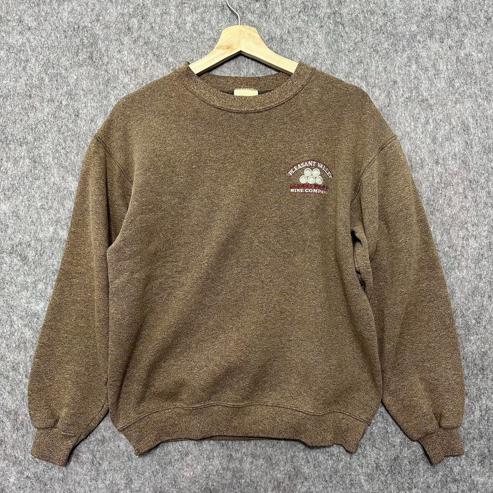 Vintage Pleasant Valley Wine Company Men's Sz Small Lee Pullover Sweater